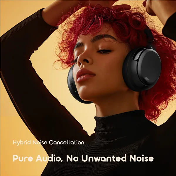 oraimo BoomPop N Wireless Hybrid Noise Cancelling Over-Ear Headphones